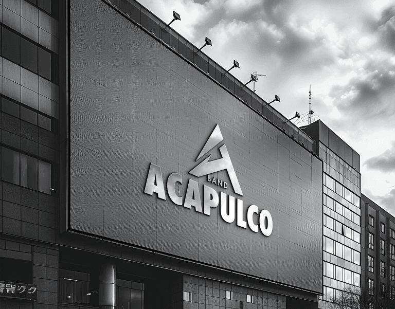 Acapulco Bend - Logo Dizajn 4 Mokap 1 Acapulco